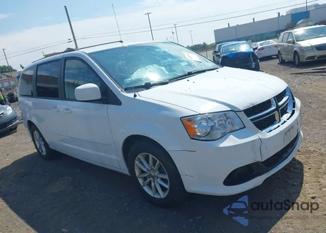 2016 Dodge Grand Caravan Sxt из США, поврежденный, VIN 2C4RDGCG7GR387790